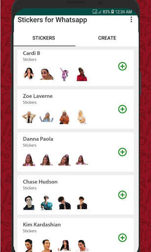 Celebrity Stickers for WhatsApp - WAStickerApps screenshot 3