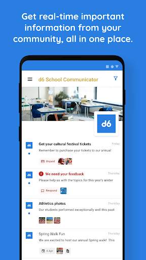 d6 School Communicator स्क्रीनशॉट 1
