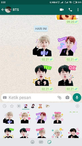 BTS Stickers for Whatsapp screenshot 3