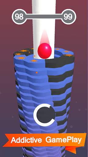 Twist Ball Stack Breaker Crush : Stack Game 3D screenshot 3