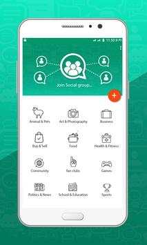 Join Social Groups screenshot 2
