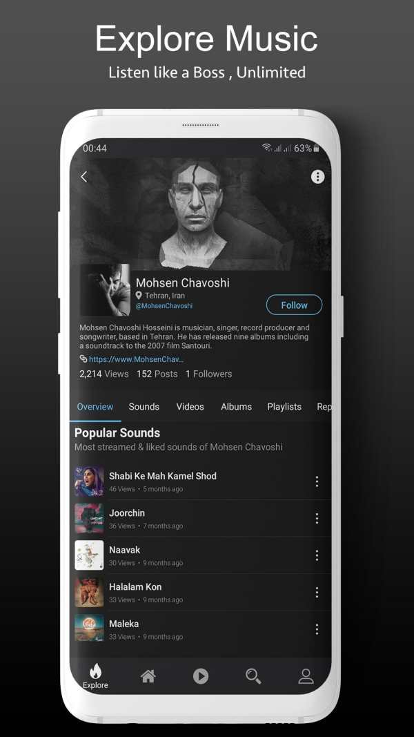 VOWAVE - Music Social Network screenshot 2