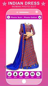 Indian Woman Dress Photo Suit screenshot 2