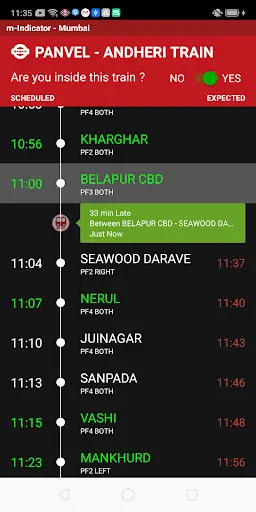 m-Indicator: Mumbai Local скриншот 2