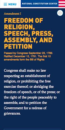 Interactive Constitution screenshot 2