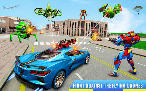 Spider Wheel Robot Car Game 3d screenshot 1