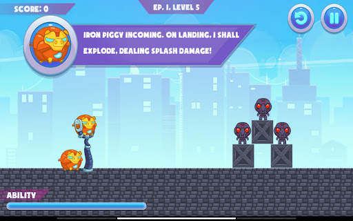 Vengadores Bird  Angry screenshot 1