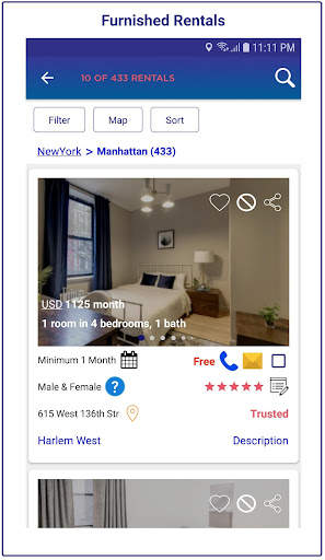 Rooms for Rent and Roommates - screenshot 2