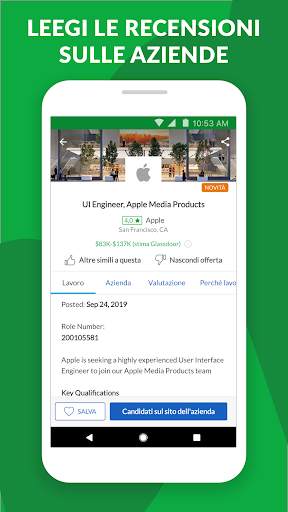 Glassdoor | Trova il lavoro perfetto per te screenshot 4