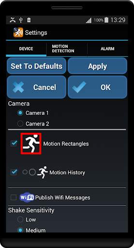 Motion Detector screenshot 3