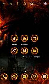 Fire Diablo Launcher theme screenshot 4