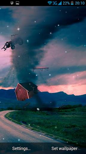Tornado 3D Live Wallpaper screenshot 3