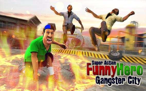 Super Action Funny Hero Gangster City screenshot 1