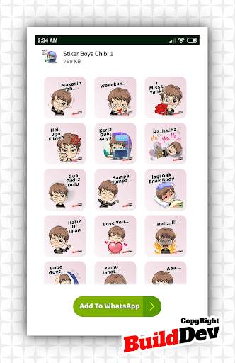 Kumpulan Stiker WA Keren 2021 WAStickerApps screenshot 7