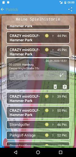 mini GOLF Hamburg Horn - APP screenshot 6