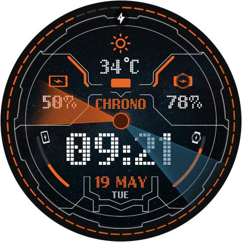 Nimbus Watch Face & Clock Live Wallpaper screenshot 12