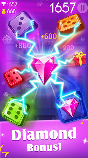Jewel Games: Dice Merge Number screenshot 2