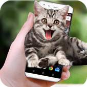 Funny Cat Walks On Screen - Cute Animation & Joke 1.3
