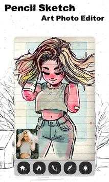 Pencil Sketch Art Photo Editor 8 تصوير الشاشة