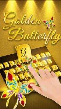 Luxury Butterfly Keyboard Theme screenshot 2