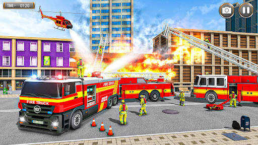 Firefighter Truck Driving Game screenshot 3