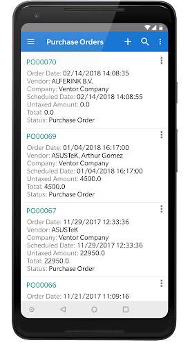 mERP: Odoo mobile app for systems with custom apps screenshot 3