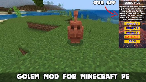 Iron Golem Mod Minecraft PE screenshot 2