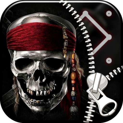 Skull Zipper Lock Screen 2.1