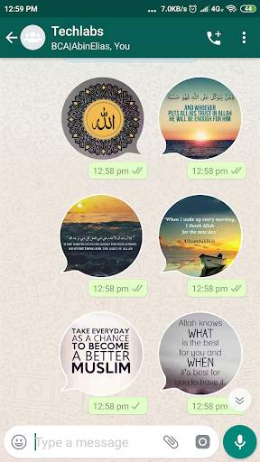 ISLAMIC Stickers for Whatsapp - WAStickerApp screenshot 2