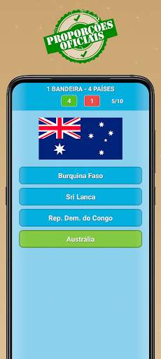 Países e capitais e bandeiras do mundo - geografia screenshot 2