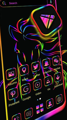 Colorful Horse Theme скриншот 2