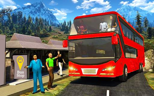 Uphill Bus Driving City Coach Simulator Bus Games screenshot 5