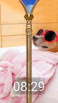 Funny Zipper Lock Screen screenshot 1