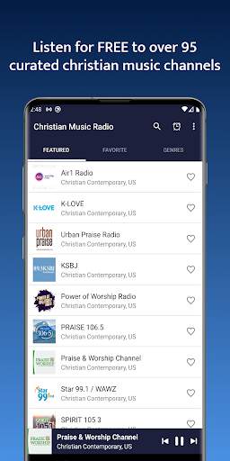 Christian Music Radio Stations screenshot 1
