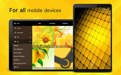 Yellow Wallpapers 4K screenshot 5
