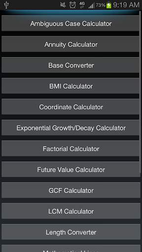 The Calculator App 1 تصوير الشاشة