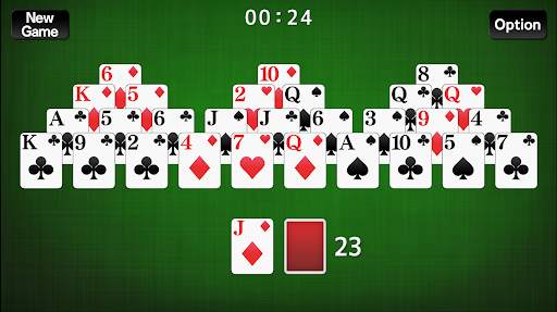 TriPeaks Solitaire card game screenshot 1