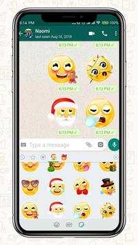Christmas Emoji Sticker for Chatting(Add Stickers) 2 تصوير الشاشة