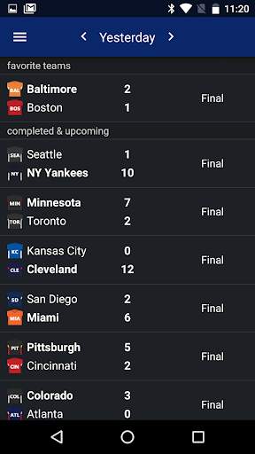 Sports Alerts - MLB edition screenshot 4
