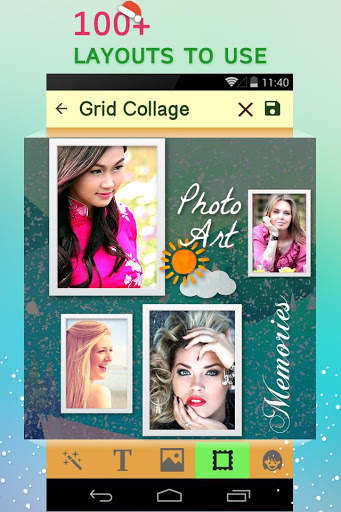 Photo Collage Mixer : PicGrid скриншот 2