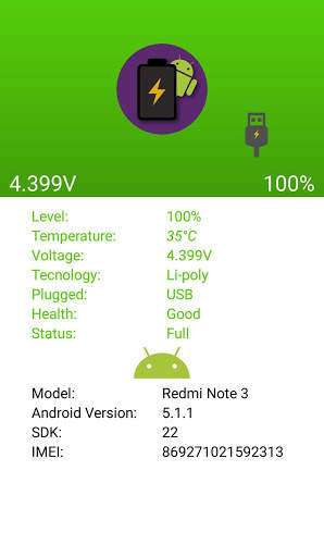 Battery Volta Battery Status screenshot 3