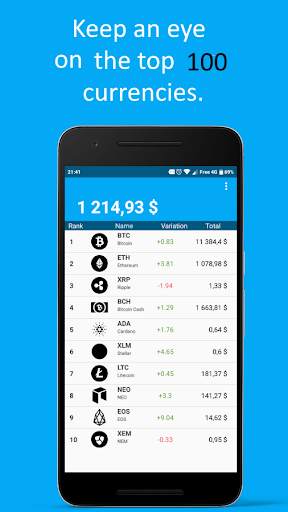 My CryptoWallet screenshot 1