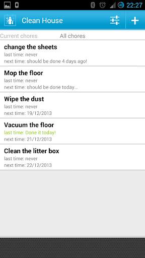 Clean House - chores schedule 3 تصوير الشاشة