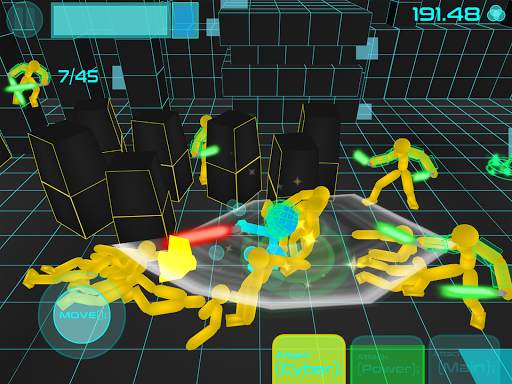 Stickman Neon Warriors: Sword Fighting screenshot 7