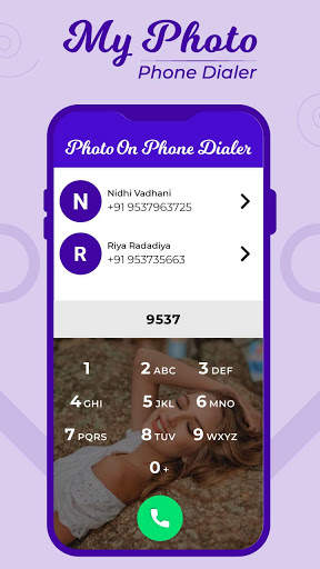 My Photo Phone Dialer Photo Caller Screen Dialer screenshot 4
