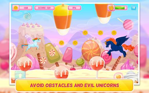 Pony in Candy World - Adventure Arcade Game screenshot 13