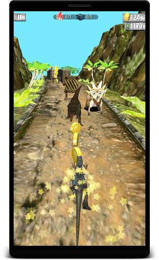 Jurassic Runner Raptor World Island Run screenshot 2