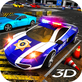 Multi Level Police Car Parking icon