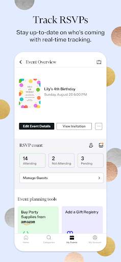 Evite: Email & SMS Invitations screenshot 3