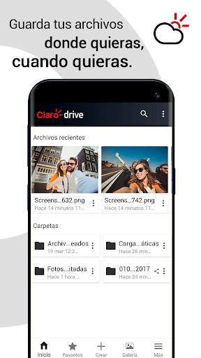 Claro drive screenshot 1